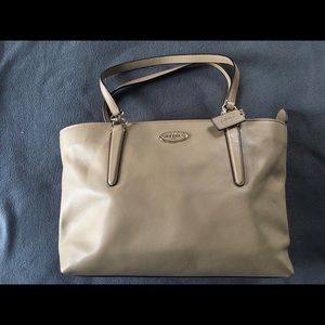 Large Coach tote - never been used